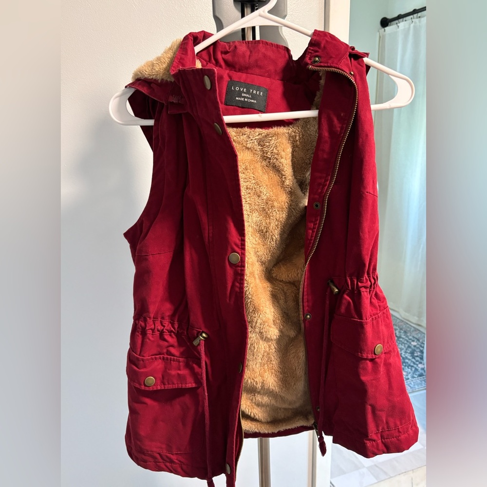 Small Fur Lined Vest